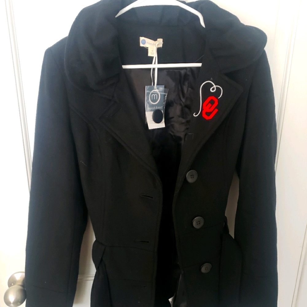 Oklahoma Sooners OU emblem Winter Coat